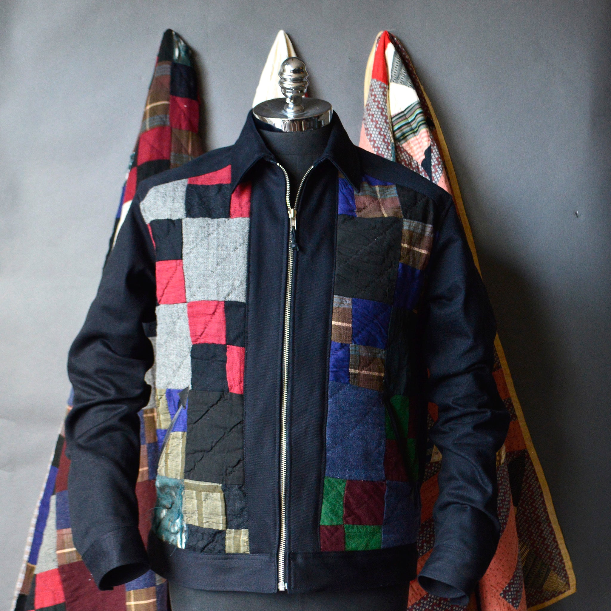 Patchwork Grizzly-Americana Quilt Jacket - Dixon Rand