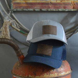 Ball Cap- American Flag Patch