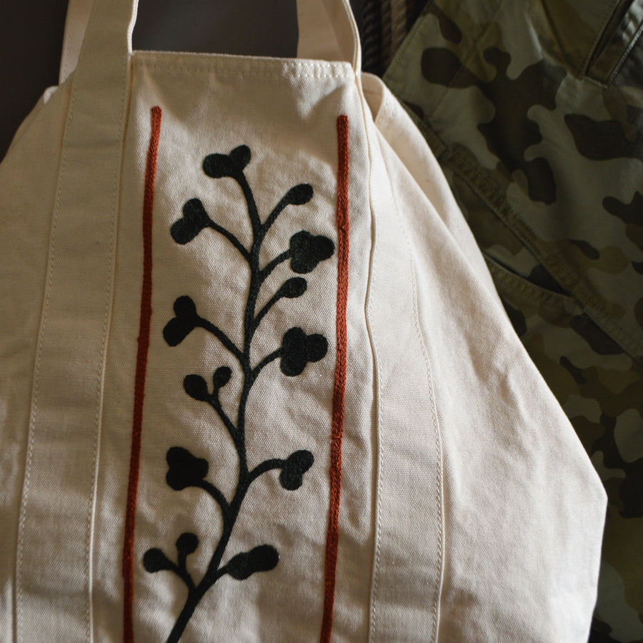 Tote Bag- Southwest Gardener Vine Stripes