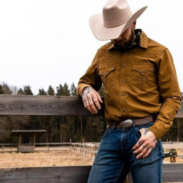Whiskey River- Men's Bootstitched Western Shirt