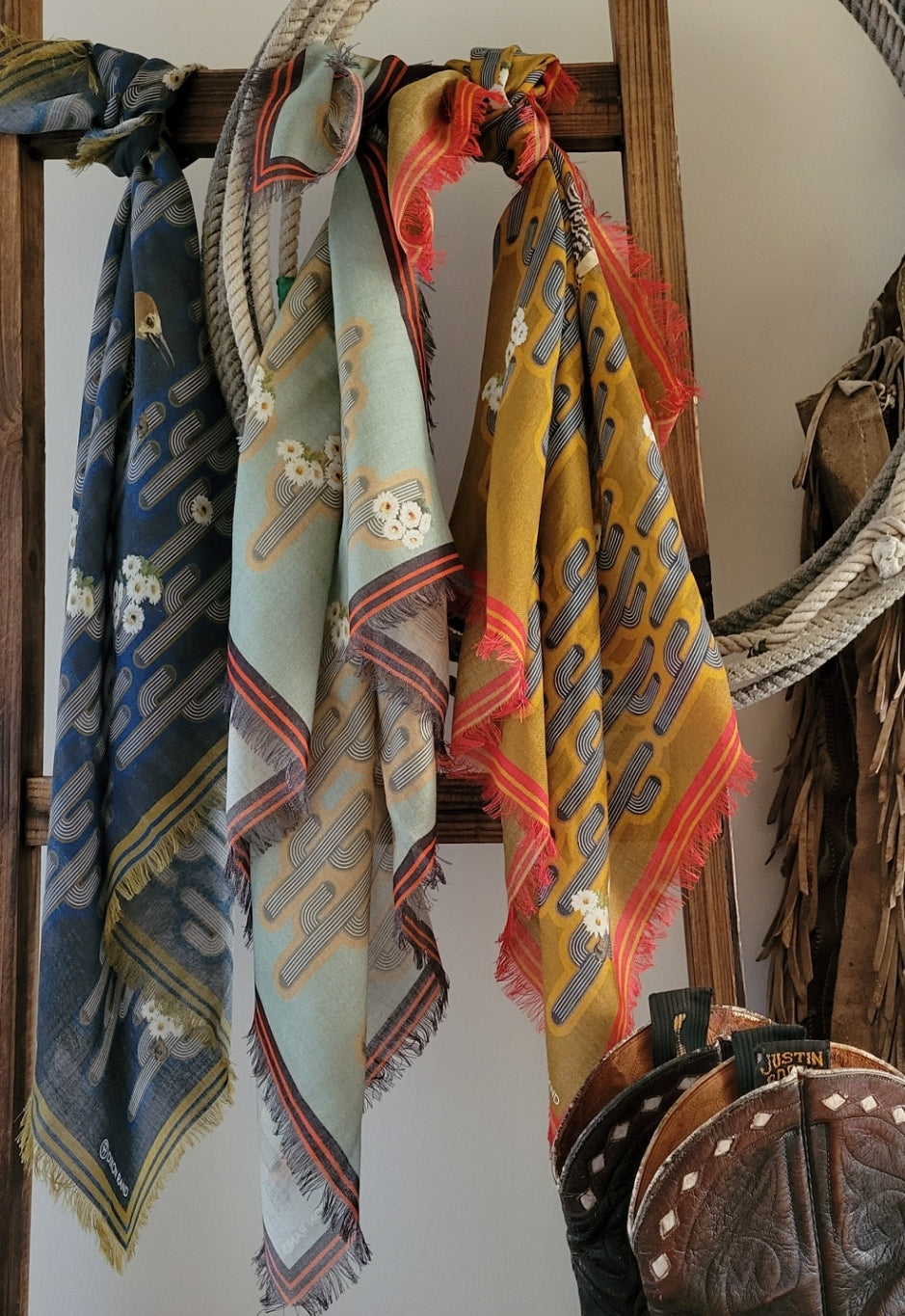 Bandana- Desert Life (Denim Blue)