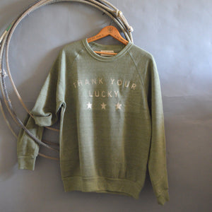 Sweatshirt- Thank Your Lucky Stars Stencil