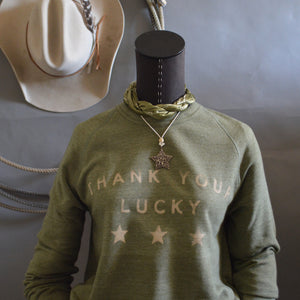 Sweatshirt- Thank Your Lucky Stars Stencil