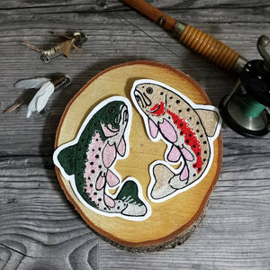 Chain Stitch Patch-Trout