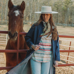 Shirt- Women's Serape Stripe Western